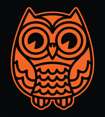 Cartoon Owl Gold