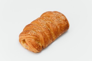 Pastries on a white background.