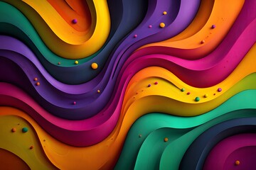 Abstract colorful waves background design for wallpaper and graphic design projects