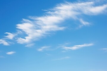 Fototapeta premium Blue sky with cirrus clouds background nature atmosphere.