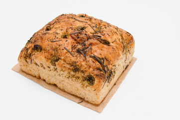 Pastries on a white background.