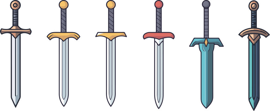 Cartoon sword material