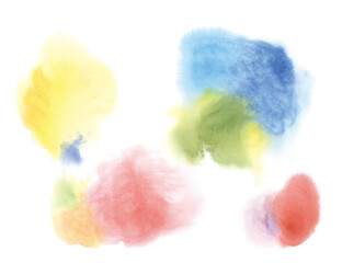 물감번짐 일러스트