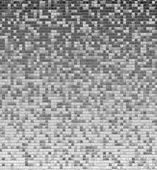 Silver and grey mosaic tiles creating textured background