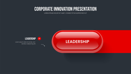 Financial Report Slide Template Vector Illustration. Corporate Development 1 Option Diagram Presentation Design. Service Briefing One Element Infographic Frame Layout.