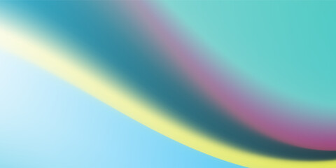 Abstract liquid background wave rainbow. Bright color blend. Blurred fluid effect. Concept simple gradient mesh  modern good art illustrations