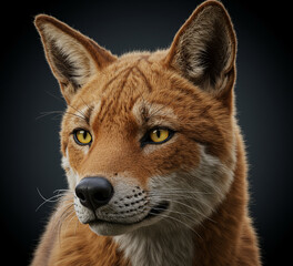 portrait of a fox