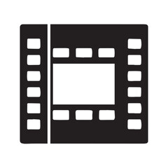 Obraz premium film strip vector illustration