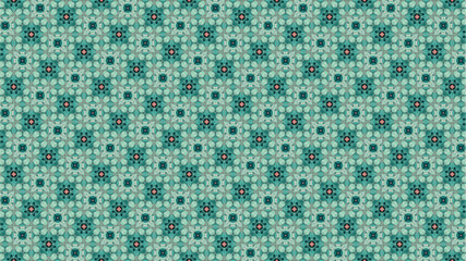 Fototapeta premium Geometric abstract floral Seamless abstract beautiful digital pattern for home decor fashion and digital print.