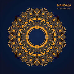 Geometric Mandala Pattern in Ornamental Style