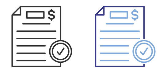 Invoice icon color