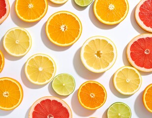 Obraz premium seamless background with oranges