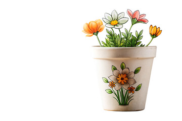 flowers in a pot