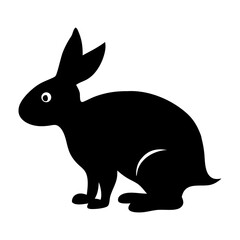 Rabbit Silhouette Vector illustration