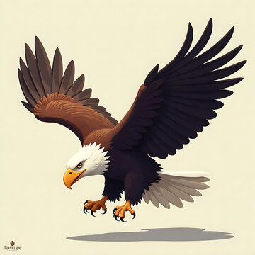 A egale is hunting