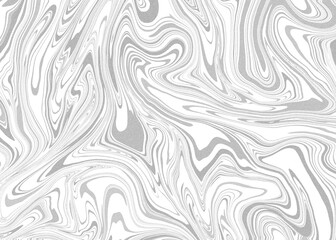 Elegant Marble Swirl Texture &ndash; Grayscale Abstract Background