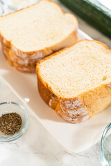 Bread and Seasonings for Cucumber Sandwiches