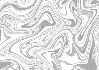 Abstract Swirling Marble Lines – Black and White Grunge Flow