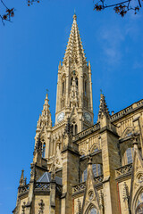 Buen Pastor Cathedral in the city of San Sebastian, Basque Country, Spain.