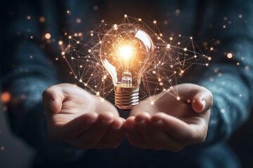 Innovative Energy Concept with Floating Lightbulb