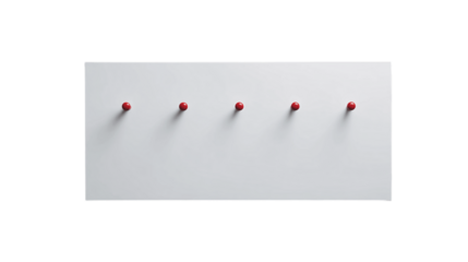 A minimalist magnet pin board variant 6595, white background --ar 16:9