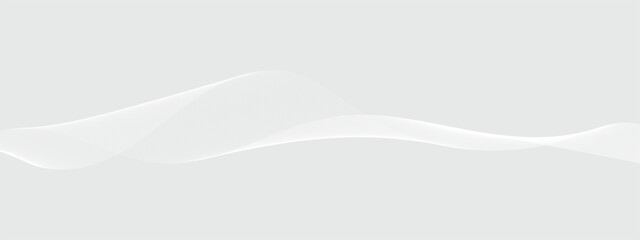 Abstract white wavy lines graphic design element