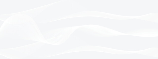 Abstract White Wave Design for Backgrounds