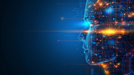 Obraz premium Leveraging ai for data analysis, research, planning, and smart workflow automation