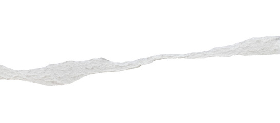 ripped torn paper edges isolated with clipping path on black background