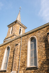 Outside of an old abandoned church somewhere in Belgium.