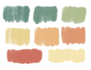 Fototapeta premium crayon brush colorful art paint png
