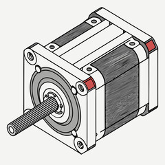 vector illustration of a wooden box