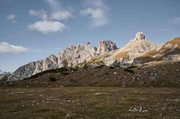 mountain landscape in the dolomites