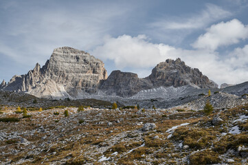 mountain landscape in the dolomites