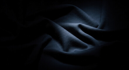 Fototapeta premium Fabric shot in dark lighting