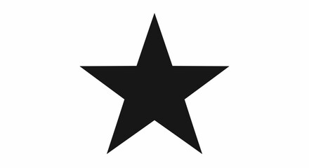 Obraz premium Black Star Icons Collection