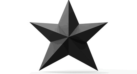 Obraz premium Black Star Icons Collection