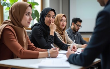 Adult education for refugees and migrant workers, focusing on language skills and integration into the workforce. High quality