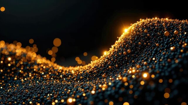 soft lines gold and black marble texture