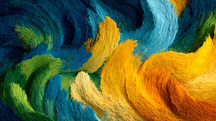 Abstract financial chart with rising trends