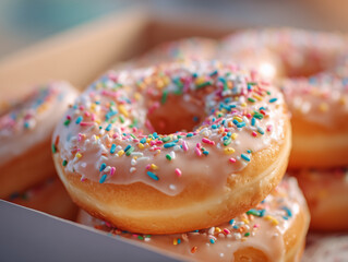 donut with sprinkles