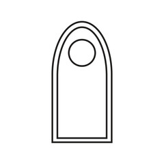 vector illustration of a window