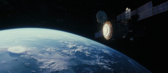 Spacecraft Orbiting Earth: A Celestial Ballet