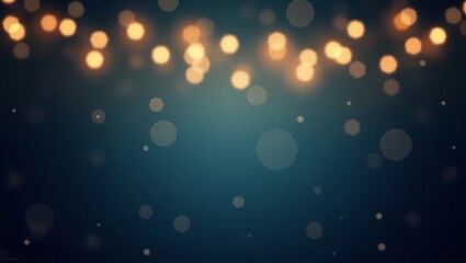 Download abstract dark blue background with bokeh lights for christmas and new year celebration  