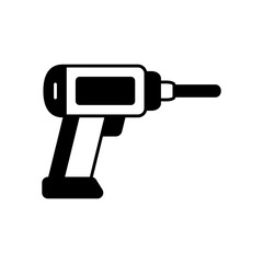 Drill Power Tool Construction Fill Icon