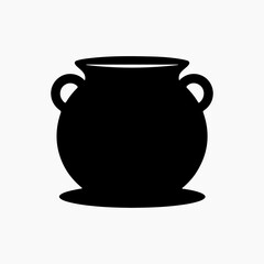 cauldron graphic black illustration graphic simple art cauldron design