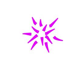 Splash line abstract doodle 