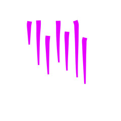 Splash line abstract doodle 