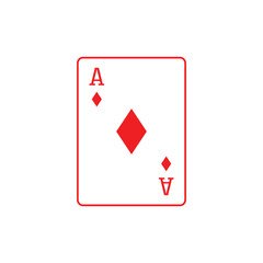 Ace of Diamonds Playing Card