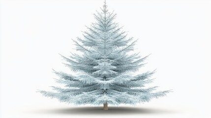 Obraz premium Snowy Evergreen Tree